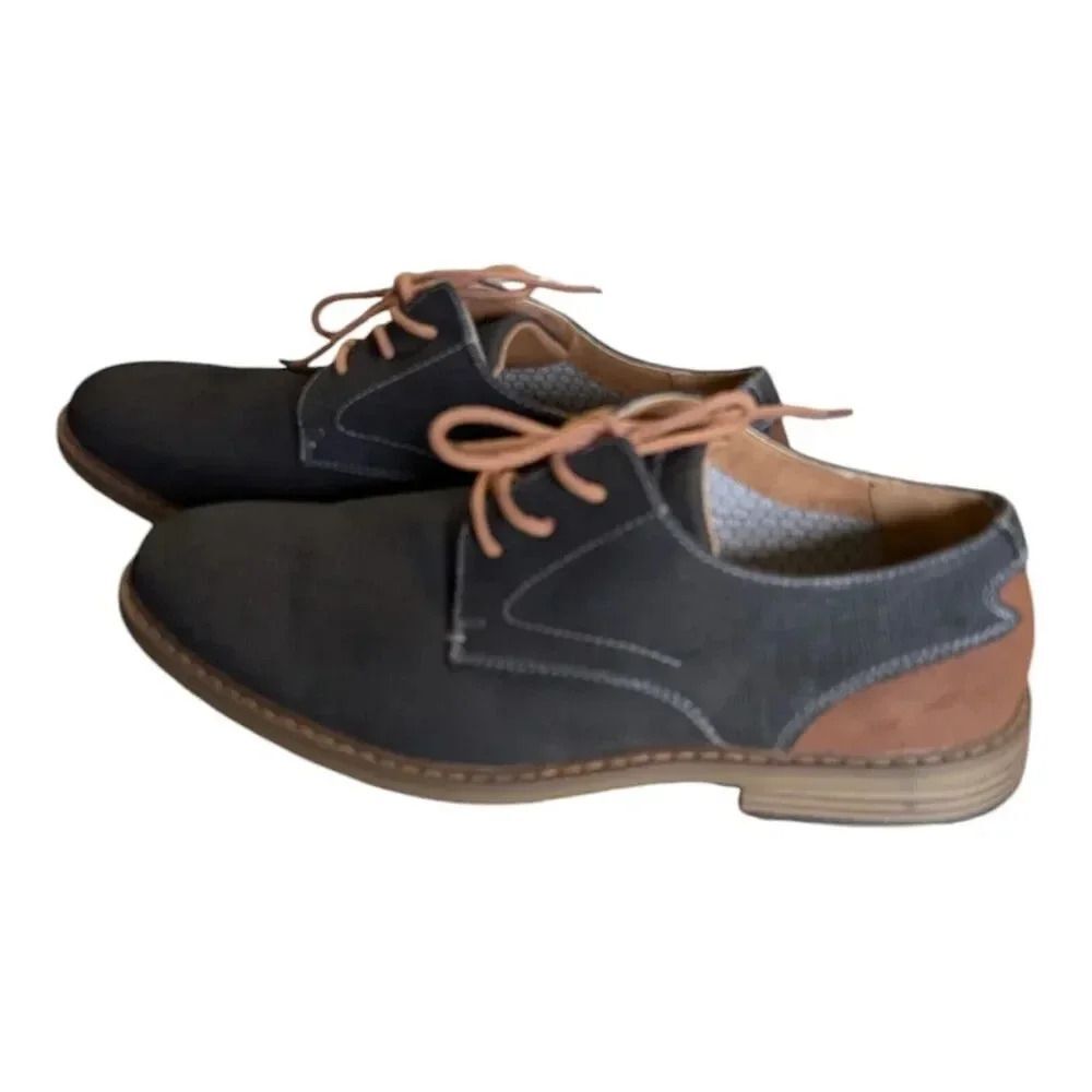 Restoration Royce Oxford Business Casual Brown Lace Mens Dress Shoes Size 8.5M
